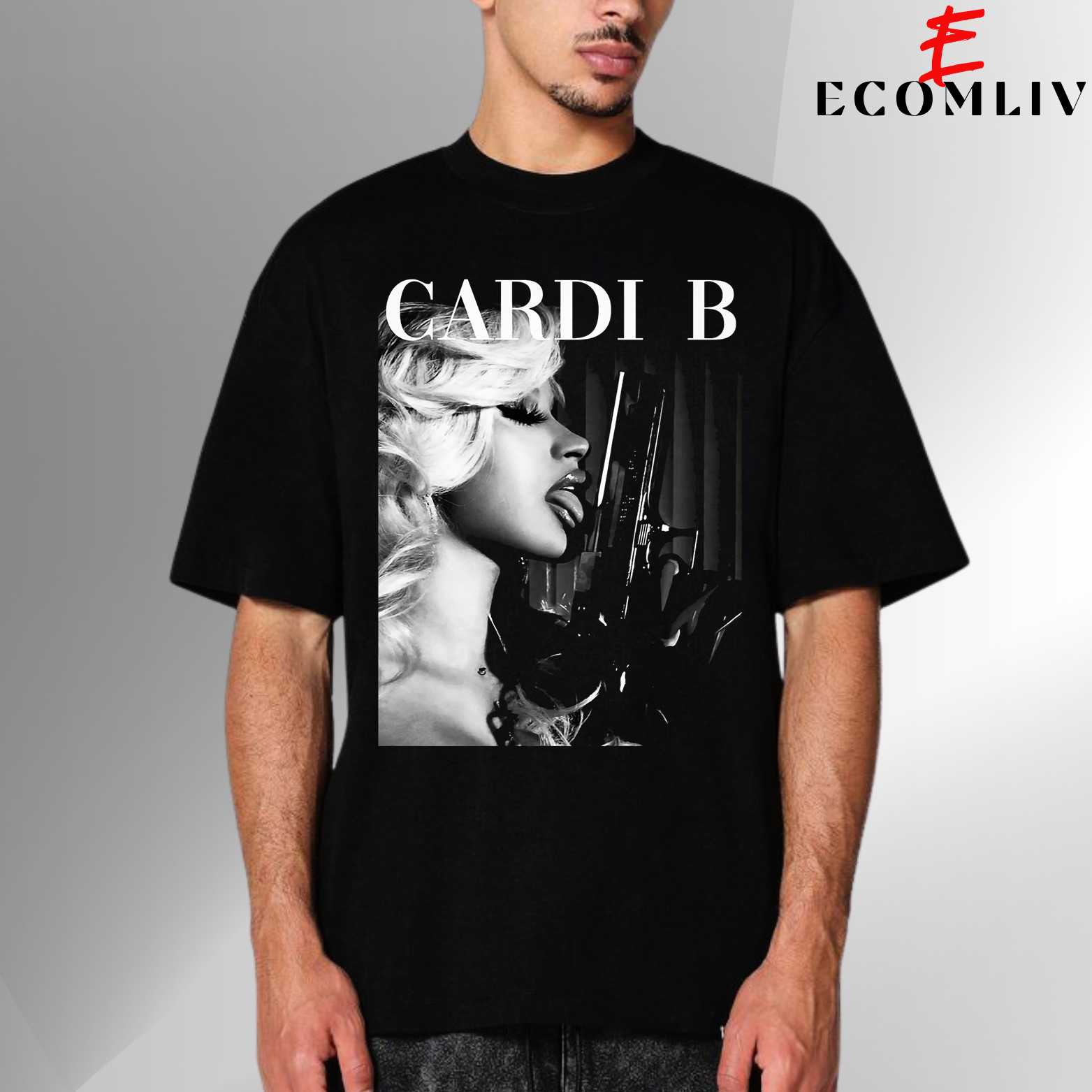 Cardi B Vintage Rap Tee, Trap Music Unisex, Streetwear Shirt